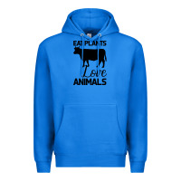 True Royal Eat Plants Love Animals Premium Hoodie - Bettercallsaul