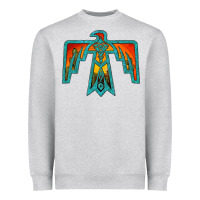Heather Grey thunderbird Heavyweight Sweatshirt - JahusDesignShop