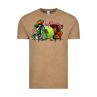 Vintage Coffee joy and tennis christmas Vintage Tee - AdoDesignShop