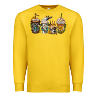 Lemon bull skull western coffee cups Premium Sweatshirt - Jasminsmagicworld