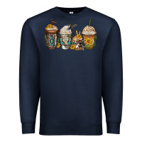 Navy bull skull western coffee cups Premium Sweatshirt - Jasminsmagicworld