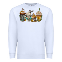White bull skull western coffee cups Premium Sweatshirt - Jasminsmagicworld