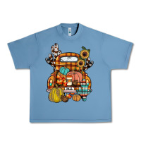 Pebble Blue farm truck,fall Urban Heavy Tee - JahusDesignShop