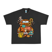 Pigment Black farm truck,fall Urban Heavy Tee - JahusDesignShop
