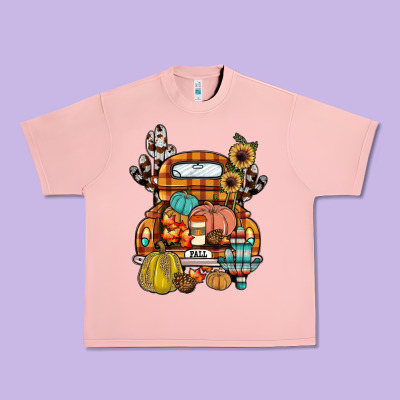 Farm Truck,fall Urban Heavy Tee Designed By Jahusdesignshop