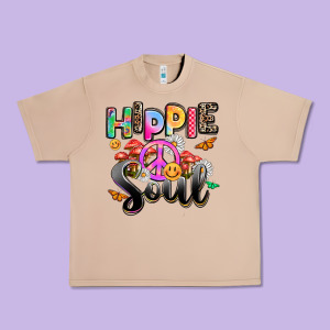 Hippie Soul Urban Heavy Tee Designed By Adodesignshop