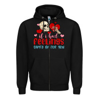 Black if i had feelings they d be for you Zipper Hoodie - MaliasSmallBusiness