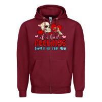 Burgundy if i had feelings they d be for you Zipper Hoodie - MaliasSmallBusiness