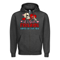 Charcoal Heather if i had feelings they d be for you Zipper Hoodie - MaliasSmallBusiness