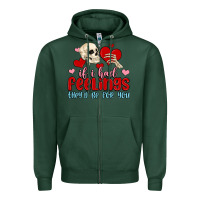 Sports Green if i had feelings they d be for you Zipper Hoodie - MaliasSmallBusiness