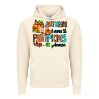 Vintage Artic autumn leaves pumpkin please Vintage Hoodie - AdoDesignShop