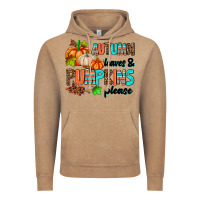 Vintage Coffee autumn leaves pumpkin please Vintage Hoodie - AdoDesignShop