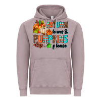 Vintage Zinc autumn leaves pumpkin please Vintage Hoodie - AdoDesignShop