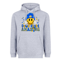 Heather Grey down right amazing Heavyweight Hoodie - Artiststas
