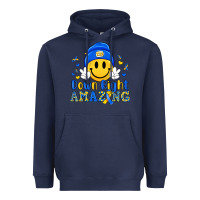 Navy down right amazing Heavyweight Hoodie - Artiststas