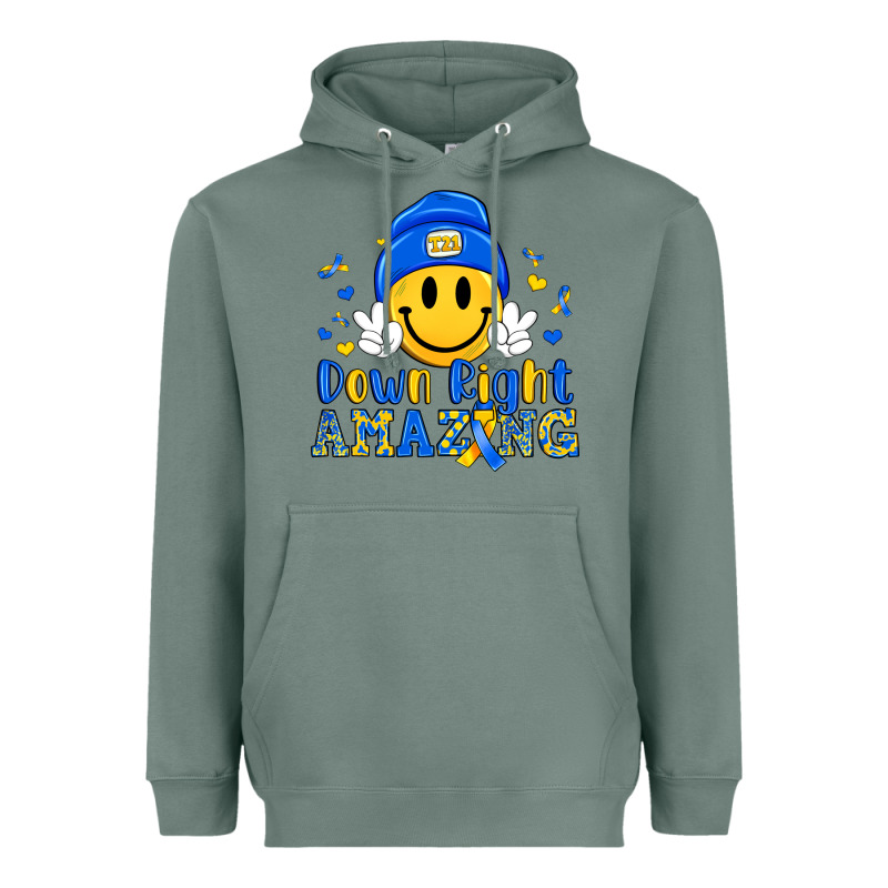 Down Right Amazing Heavyweight Hoodie by Artiststas | Teevron
