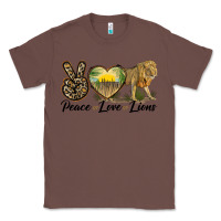 Chestnut peace love lions Classic Tee - LillyAllenDesigns