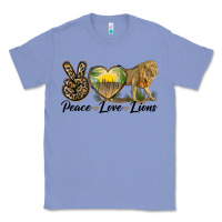 Colony Blue peace love lions Classic Tee - LillyAllenDesigns