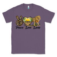 Lavender peace love lions Classic Tee - LillyAllenDesigns