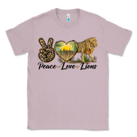 Lilac peace love lions Classic Tee - LillyAllenDesigns