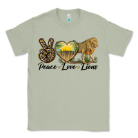 Matcha peace love lions Classic Tee - LillyAllenDesigns