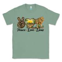 Sage peace love lions Classic Tee - LillyAllenDesigns