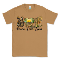 Toasted Coconut peace love lions Classic Tee - LillyAllenDesigns