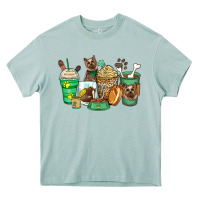 Arona yorkshire terrier coffee cups Heavy Core Tee - Zillion Design Studio