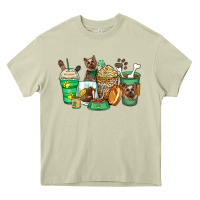 Mossy yorkshire terrier coffee cups Heavy Core Tee - Zillion Design Studio