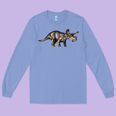 Triceratops Horridus Long Sleeve Tee Designed By Lillyallendesigns