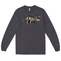 Smoke Triceratops Horridus Long Sleeve Tee - LillyAllenDesigns