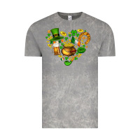 Cloud Rock St Patricks heart Vintage Tee - AdoDesignShop