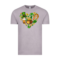St Patricks Heart Vintage Tee | Teevron