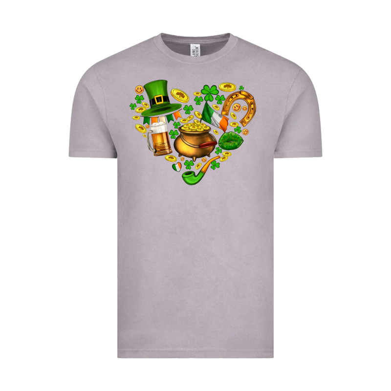 St Patricks Heart Vintage Tee by AdoDesignShop | Teevron