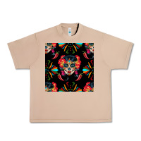 Burro sugar skull seamless pattern Urban Heavy Tee - BundleAndBundleShop
