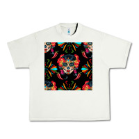 Pistachio sugar skull seamless pattern Urban Heavy Tee - BundleAndBundleShop