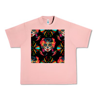 Salmon sugar skull seamless pattern Urban Heavy Tee - BundleAndBundleShop