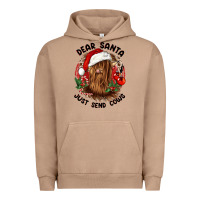 Pigment Burro dear santa just send cows Urban Hoodie - CowGirlArtShop