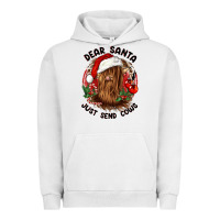 Pigment Lunar Rock dear santa just send cows Urban Hoodie - CowGirlArtShop