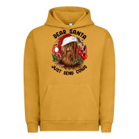 Pigment Peanut Butter dear santa just send cows Urban Hoodie - CowGirlArtShop