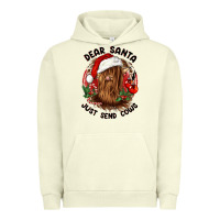 Pigment Pistachio dear santa just send cows Urban Hoodie - CowGirlArtShop