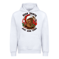 White dear santa just send cows Urban Hoodie - CowGirlArtShop