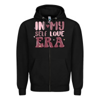 Black in my self love era Zipper Hoodie - MaliasSmallBusiness