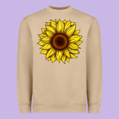 Sunflower Heavyweight Sweatshirt Designed By Artiststas
