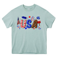 Usa 4th Of July Heavy Core Tee | Teevron
