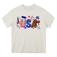 Cream usa 4th of july Heavy Core Tee - texasbilliewilder