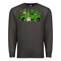 Smoke st patrick's gnomes farm truck Premium Sweatshirt - Jasminsmagicworld