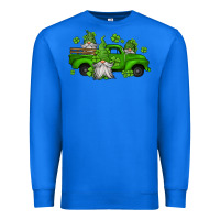 True Royal st patrick's gnomes farm truck Premium Sweatshirt - Jasminsmagicworld