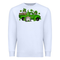 White st patrick's gnomes farm truck Premium Sweatshirt - Jasminsmagicworld
