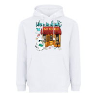 White when in doubt go to the bookstore Heavyweight Hoodie - Artiststas